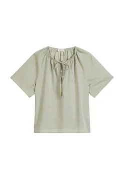 Damen Bluse aus Baumwoll-Chambray