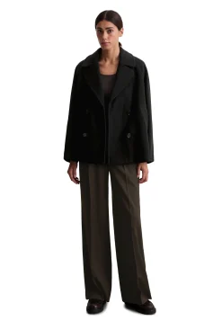 Damen Cabanjacke mit Wolle