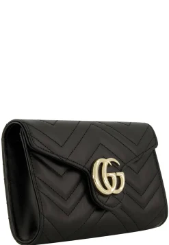 Damen Clutch aus Matelassé-Leder Small