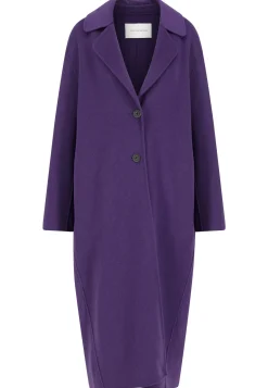 Damen Doubleface-Mantel Kaschmir und Schurwolle DYNA Oversized Fit