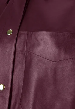 Damen Hemdjacke aus Lammleder