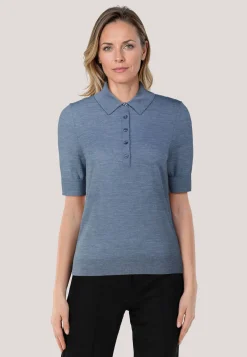 Damen Kurzarm-Pullover aus Wolle