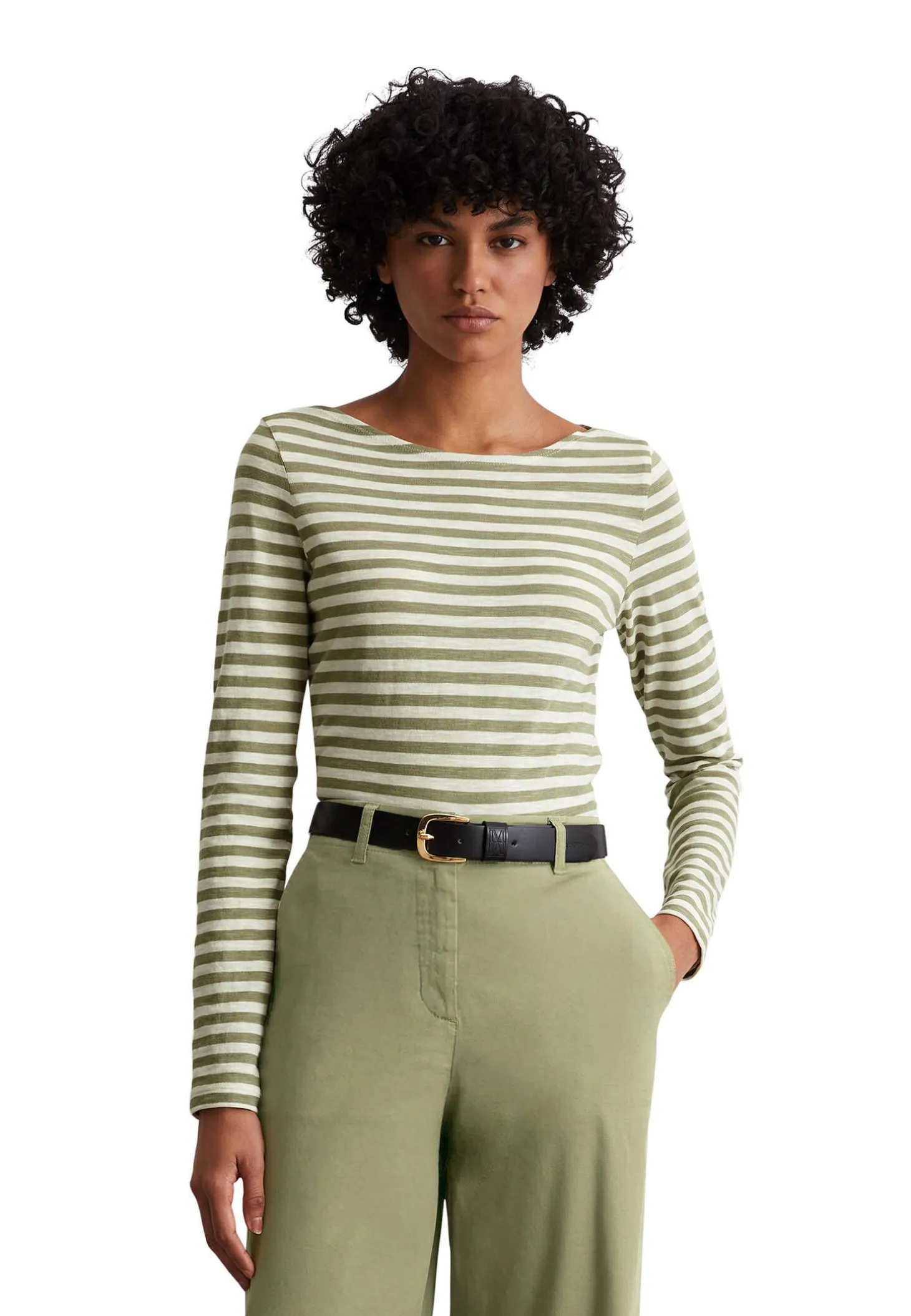 Damen Langarmshirt aus Baumwolle