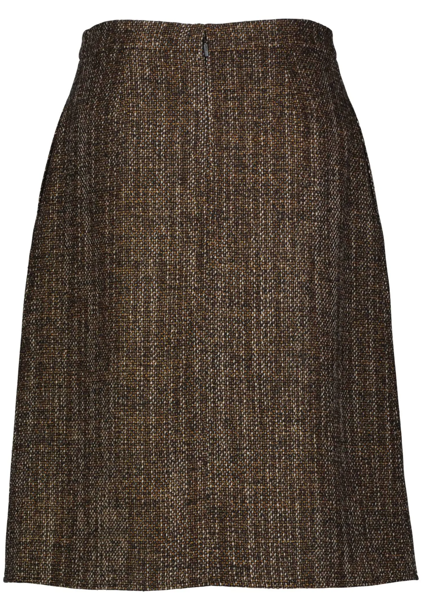 Damen Midirock mit Wolle und Alpaka