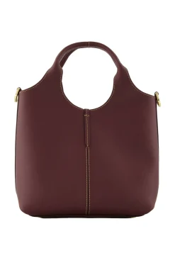 Damen Shopper aus Leder DUE MANICI MINI
