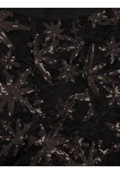 Damen Spitzenrock mit Pailletten