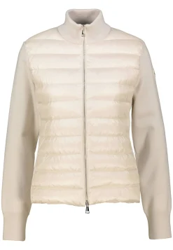 Damen Strickjacke mit Daunenvorderseite