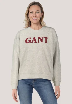 Damen Sweatshirt mit Logo-Stickerei