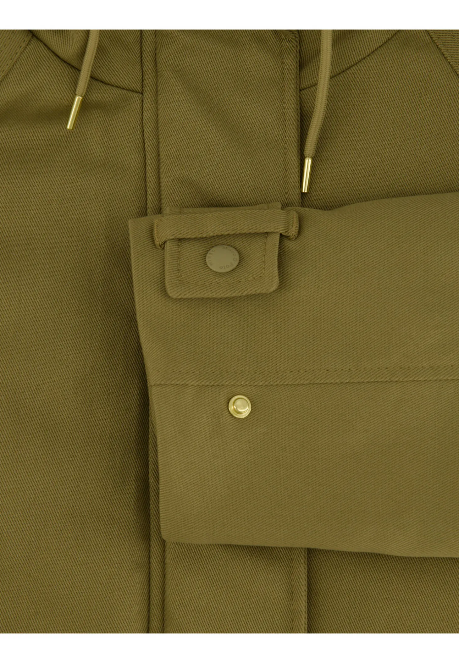Damen Winterparka aus Stretch-Twill mit Teddyplüsch-Details
