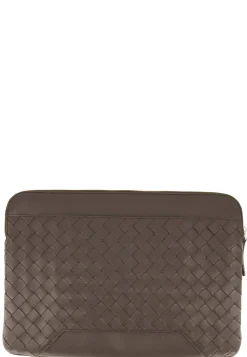 Dokumentenmappe aus Intrecciato-Leder