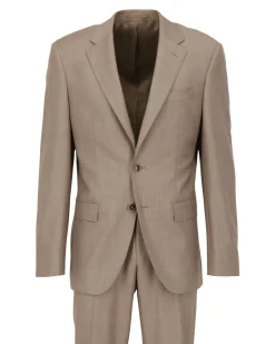Herren Anzug aus Schurwolle L-HARVERS-2PCS Slim Fit