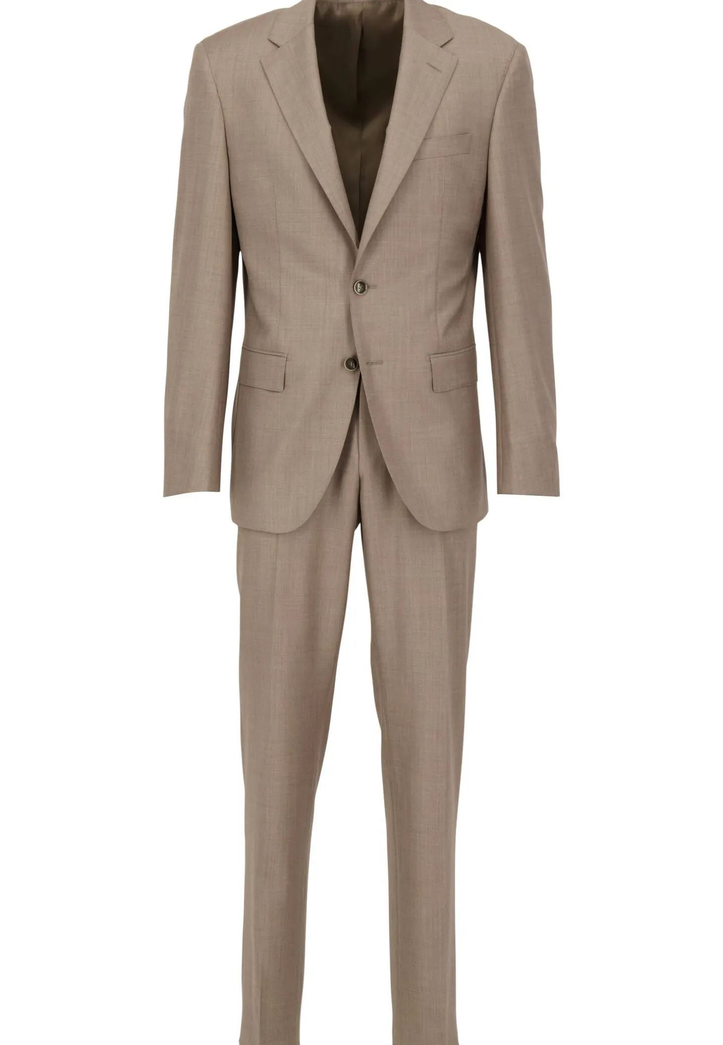 Herren Anzug aus Schurwolle L-HARVERS-2PCS Slim Fit