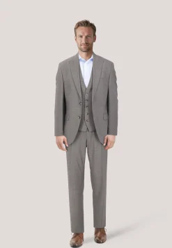 Herren Anzug mit Wolle Dreiteilig H-JECKSON-3PCS-241 Regular Fit