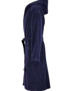 Herren Bademantel mit Kapuze