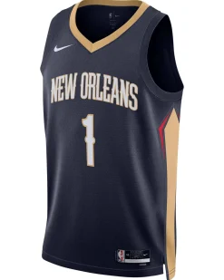 Herren Basketballtrikot NBA ZION WILLIAMSON NEW ORLEANS PELICANS ICON EDITION