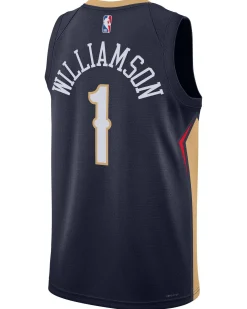 Herren Basketballtrikot NBA ZION WILLIAMSON NEW ORLEANS PELICANS ICON EDITION