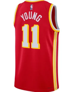 Herren Basketballtrikot NBA TRAE YOUNG ATLANTA HAWKS ICON EDITION