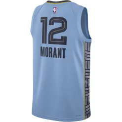 Herren Basketballtrikot NBA JA MORANT MEMPHIS GRIZZLIES STATEMENT EDITION