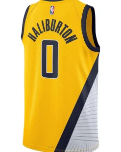 Herren Basketballtrikot NBA TYRESE HALIBURTON INDIANA PACERS STATEMENT EDITION