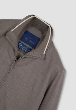 Herren Blouson aus Schurwolle mit Seide Regular Fit