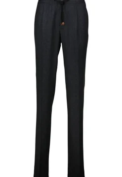 Herren Bundfaltenhose aus Woll-Flanell Slim Fit