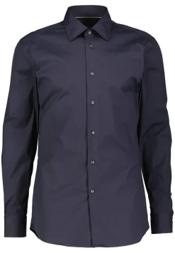 Herren Businesshemd Popeline mit Stretch L-HAYS Slim Fit