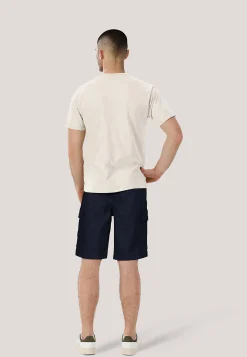 Herren Cargoshorts Leinen-Mix Relaxed Fit