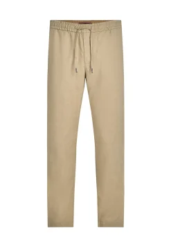 Herren Chinohose mit Leinen HARLEM SORONA LINEN Relaxed Tapered Fit