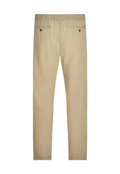 Herren Chinohose mit Leinen HARLEM SORONA LINEN Relaxed Tapered Fit