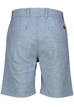 Herren Chinoshorts mit Leinen Tapered Fit