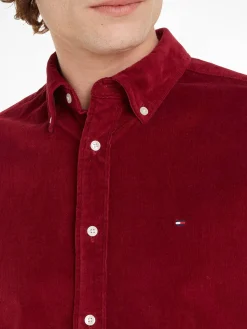 Herren Cordhemd FLEX SOLID Regular Fit