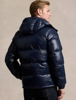 Herren Daunenjacke mit Kapuze