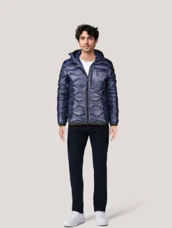 Herren Daunenjacke mit Kapuze WAVE Regular Fit