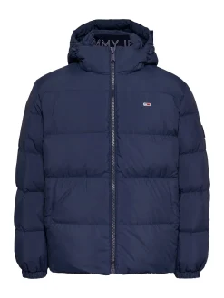 Herren Daunenjacke mit Kapuze ESSENTIAL Regular Fit