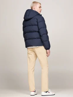 Herren Daunenjacke mit Kapuze ESSENTIAL Regular Fit