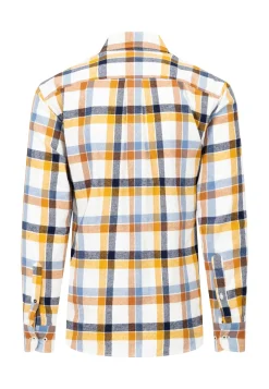 Herren Flanellhemd mit Kentkragen