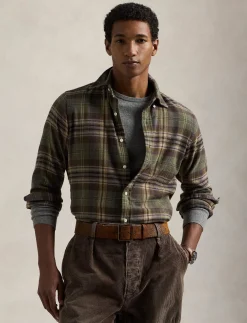 Herren Flanellhemd Regular Fit