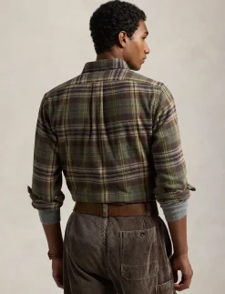 Herren Flanellhemd Regular Fit