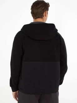 Herren Fleecejacke BONDED FLEECE ZIP HOODED JACKET