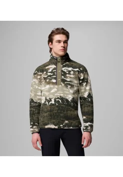 Herren Fleecepullover HELVETIA II PRINTED HALF SNAP FLEECE