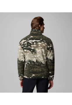 Herren Fleecepullover HELVETIA II PRINTED HALF SNAP FLEECE