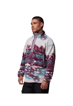 Herren Fleecepullover HELVETIA II PRINTED HALF SNAP FLEECE