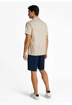 Herren Freizeithemd aus Baumwolle und Leinen