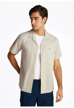 Herren Freizeithemd aus Baumwolle und Leinen