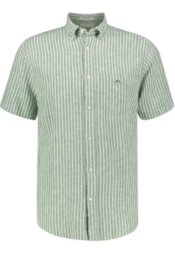 Herren Freizeithemd aus Leinen-Baumwoll-Mix Regular Fi