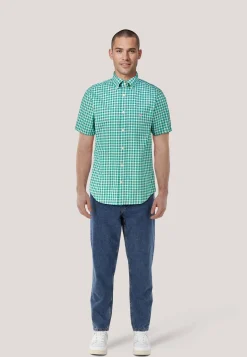 Herren Freizeithemd CLASSIC POPLIN CHECK SS Regular Fit