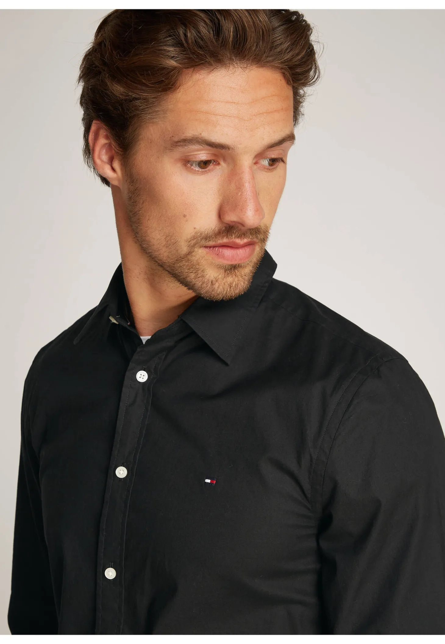 Herren Freizeithemd FLEX POPLIN Slim Fit