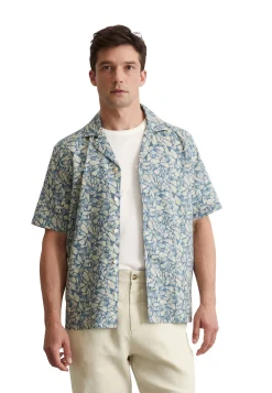 Herren Freizeithemd mit Leinen