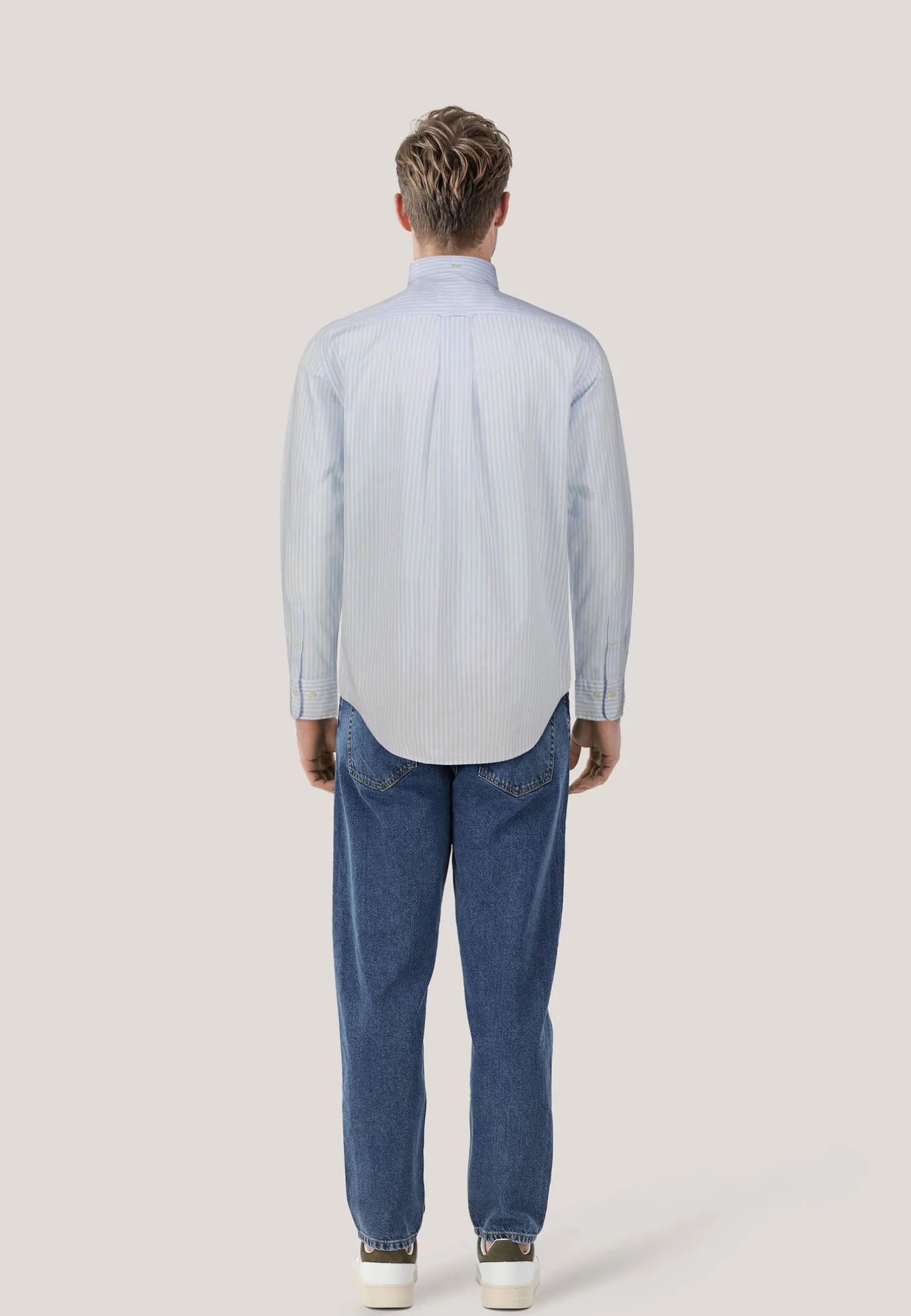 Herren Freizeithemd STRIPE aus Popeline Regular Fit