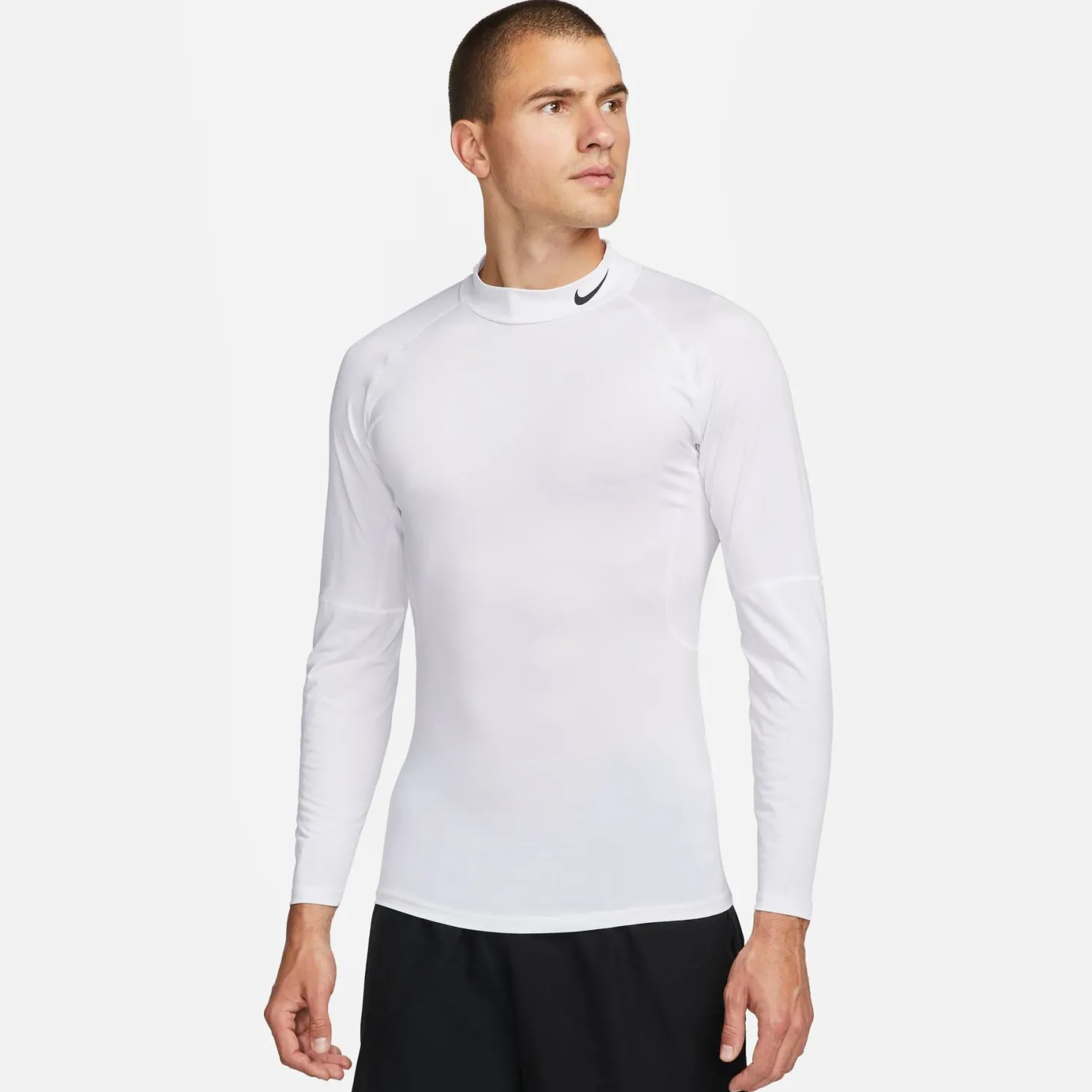 Herren Funktionsunterhemd PRO DRI-FIT TIGHT LS MOCK Langarm